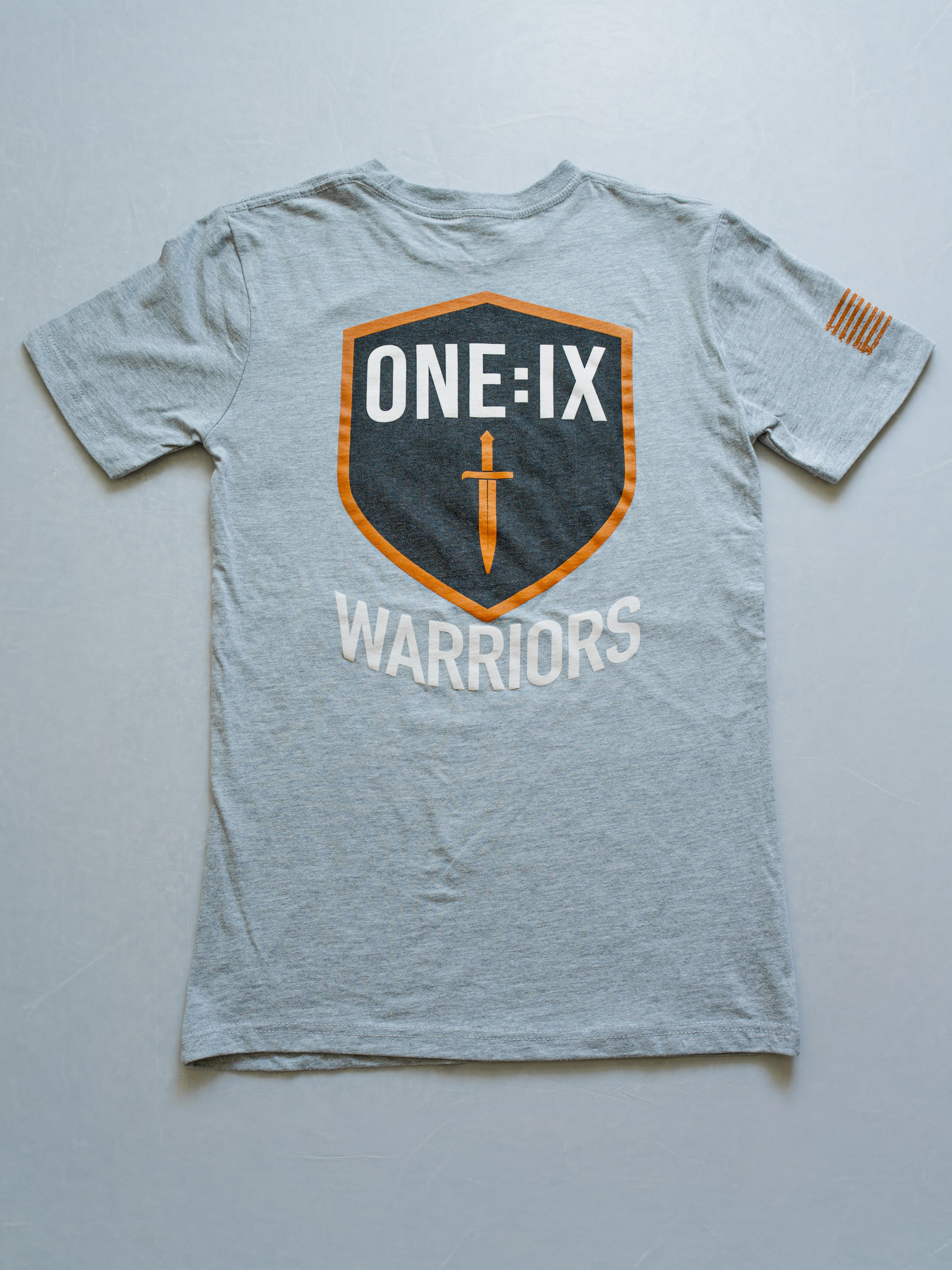 SHIELD SERIES TEE SHIRT – Heather Grey, Small