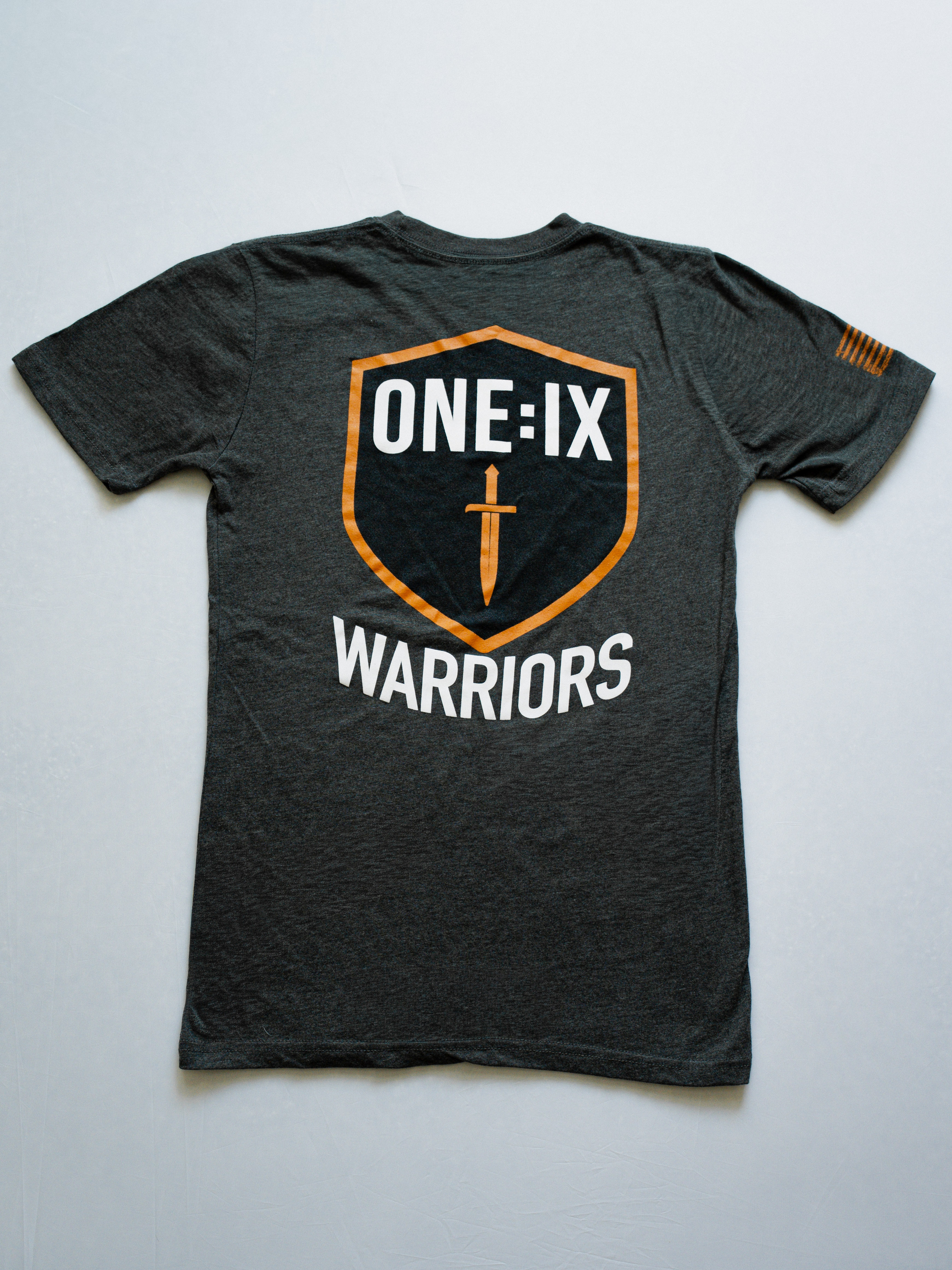 SHIELD SERIES TEE SHIRT – Charcoal Heather, Small