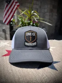 SHIELD SERIES LOGO TRUCKER HAT - SNAP BACK – Charcoal Heather/White