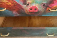 Pigesus Vintage Dresser – Whimsical Children’s Furniture – Image 3