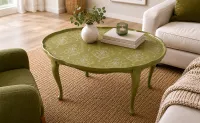 Vintage Moss Occasional Table – Image 1