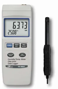 YK-90HT High-Accuracy Humidity Meter with Temperature, Dew Point, and Data Logging – Image 1