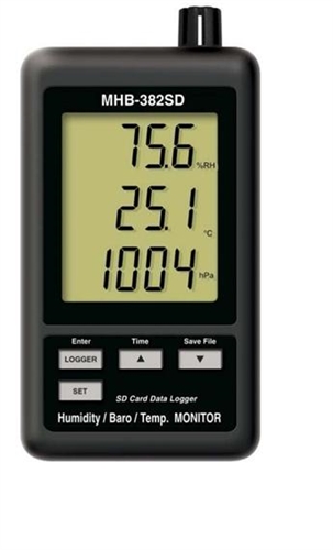 MHB-382SD Humidity, Barometric Pressure & Temperature Meter with SD Data Logger – Image 2