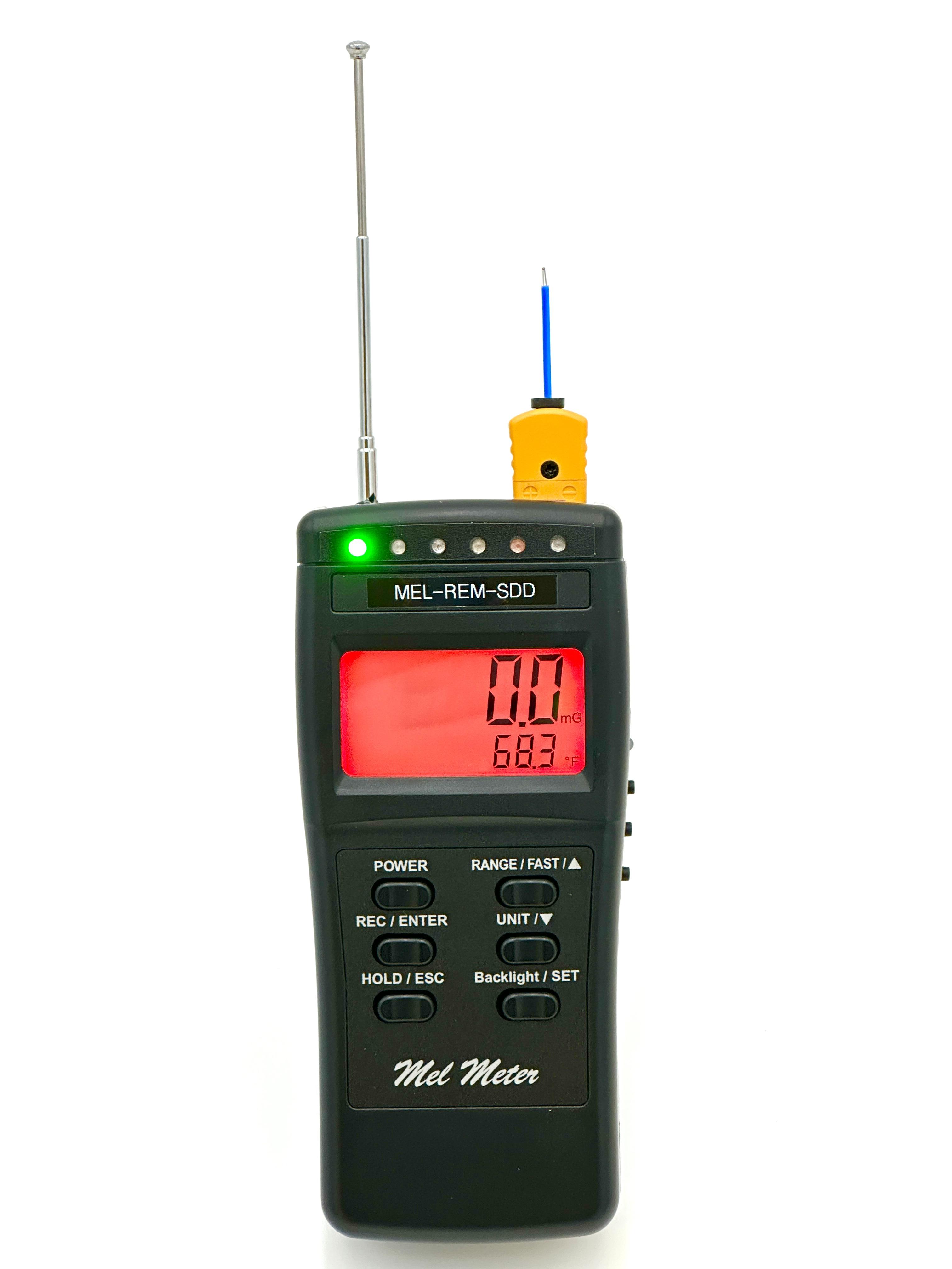 Mel-8704R-REM-SDD (21487-700). EMF, Temperature, REM Field, and Shadow Detection Meter. – Image 2