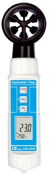 AM-4222 Mini Vane Anemometer with Temperature – Image 2