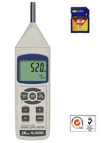 SL-4023SD Industrial Sound Level Meter with SD Card Data Logging – Image 2