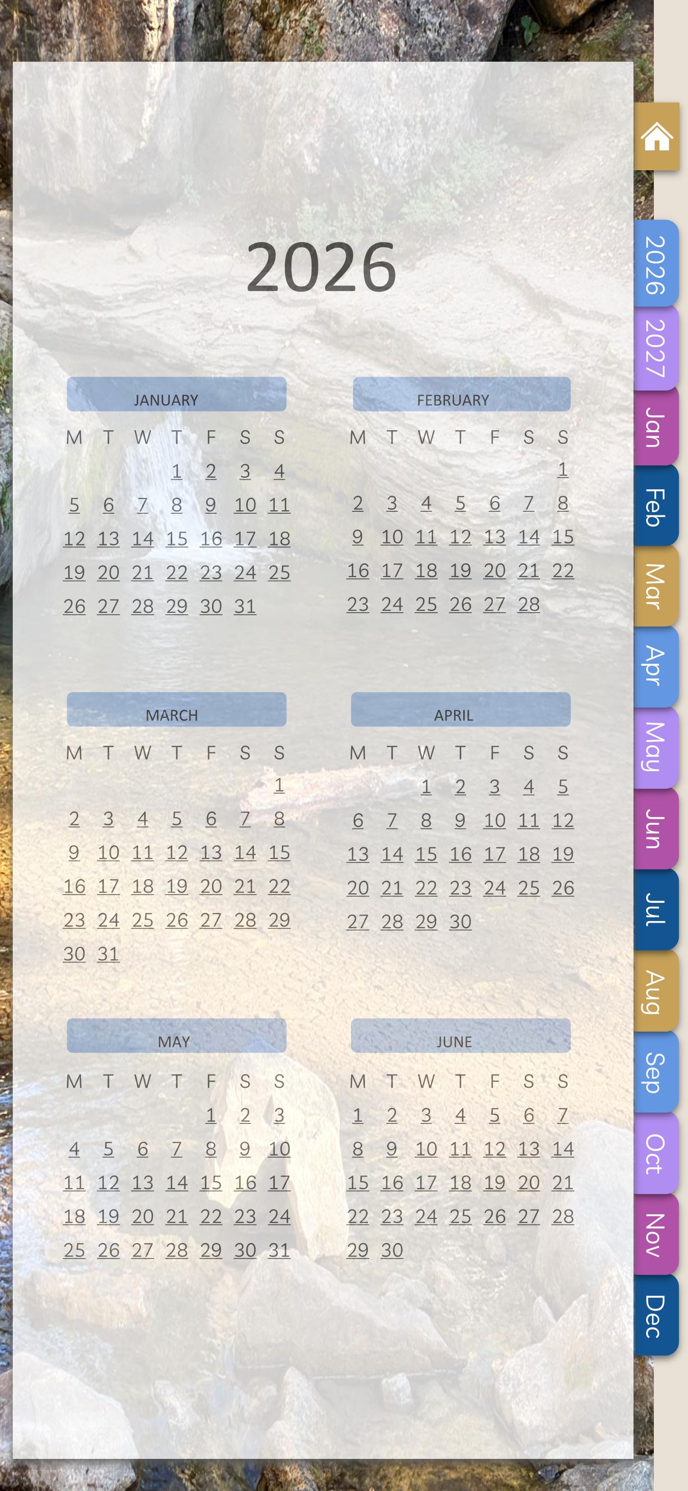 2026 Smartphone Digital Planner & Notebook Set  - Waterhole – Image 2