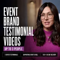 Event Brand Testimonial Videos – Up to 3 People – Image 1