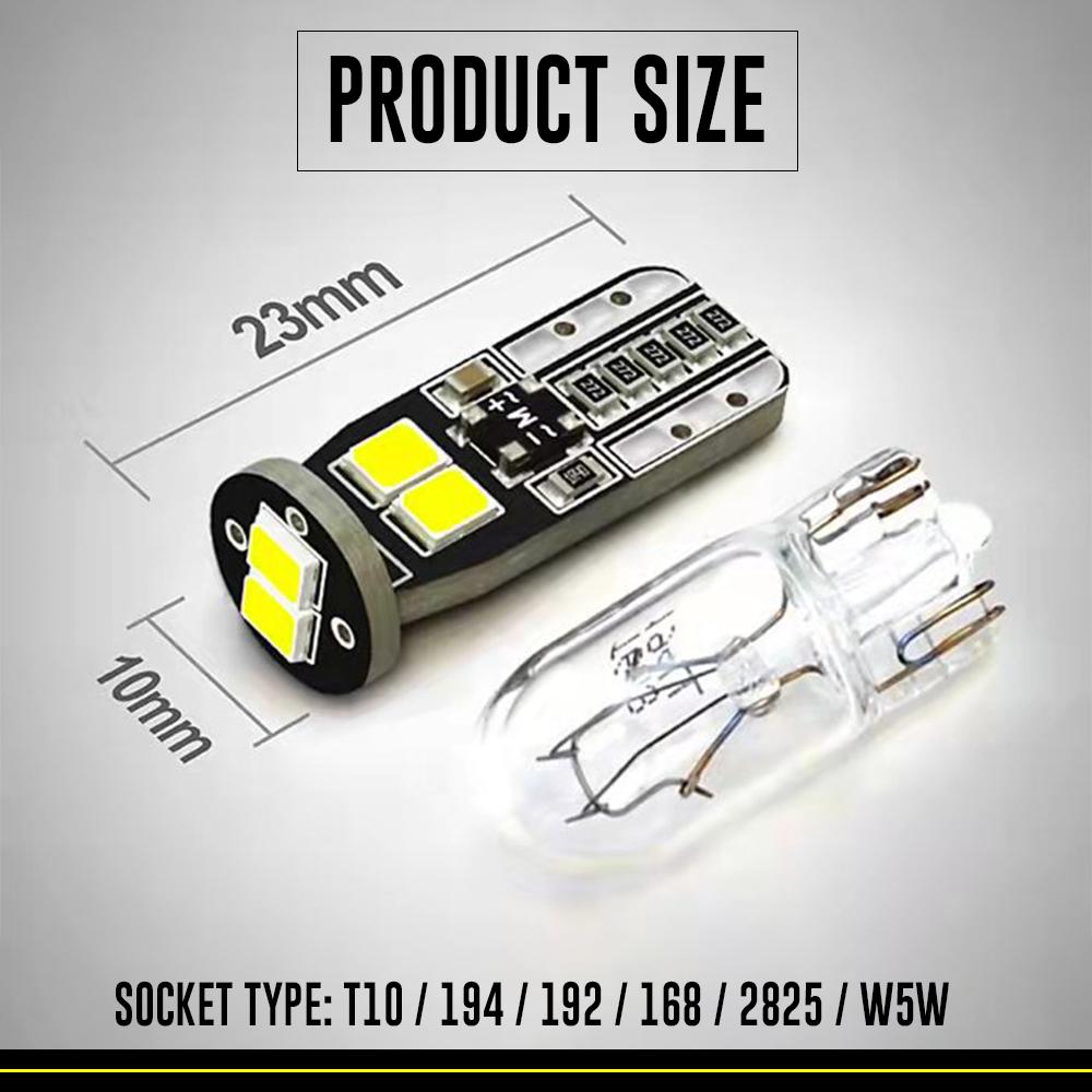 T10 / 194 / 168 Bombilla LED de 6 unidades – Image 1