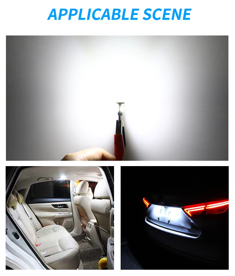 T10 / 194 / 168 Bombilla LED de 6 unidades – Image 7