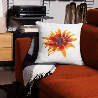 Flaming Flowers Basic Pillow – Image 1