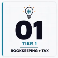 Tier 1 - 1LnE Bookkeeping & Tax Strategy Subscription – Image 1