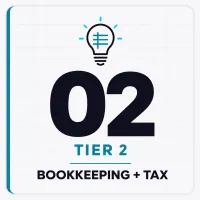 Tier 2 - 1LnE Bookkeeping & Tax Strategy Subscription – Image 1