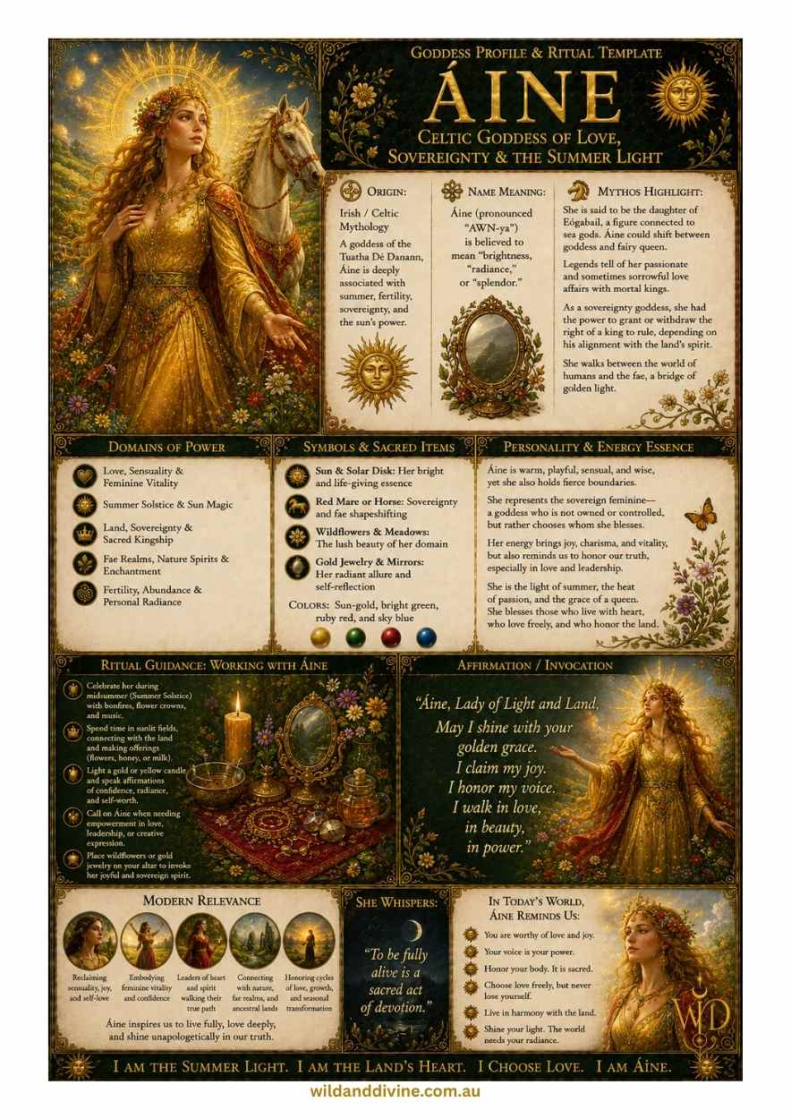 Goddess Aine - Divine Goddess Collection – Image 3