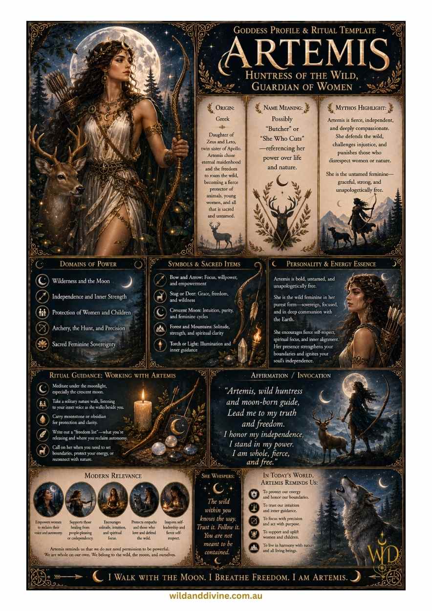 Goddess Artemis - Divine Goddess Collection – Image 3