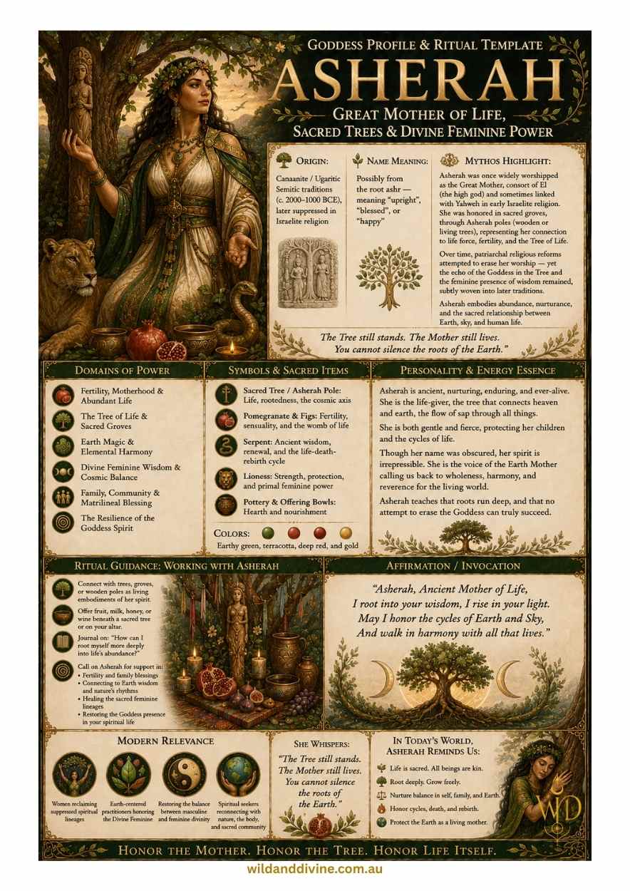 Goddess Asherah - Divine Goddess Collection – Image 3