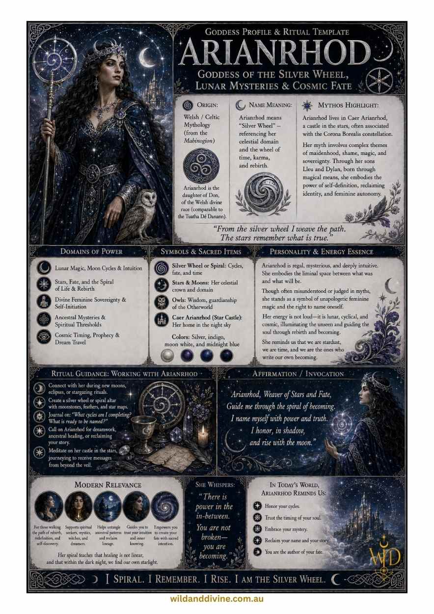 Goddess Arianrhod - Divine Goddess Collection – Image 2