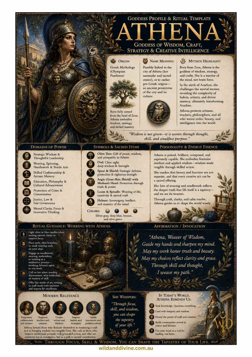 Goddess Athena - Divine Goddess Collection – Image 3