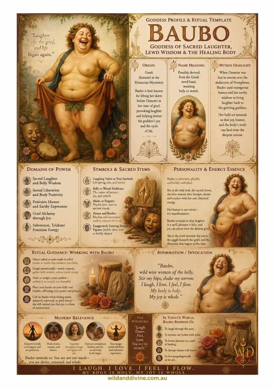 Goddess Baubo - Divine Goddess Collection – Image 2