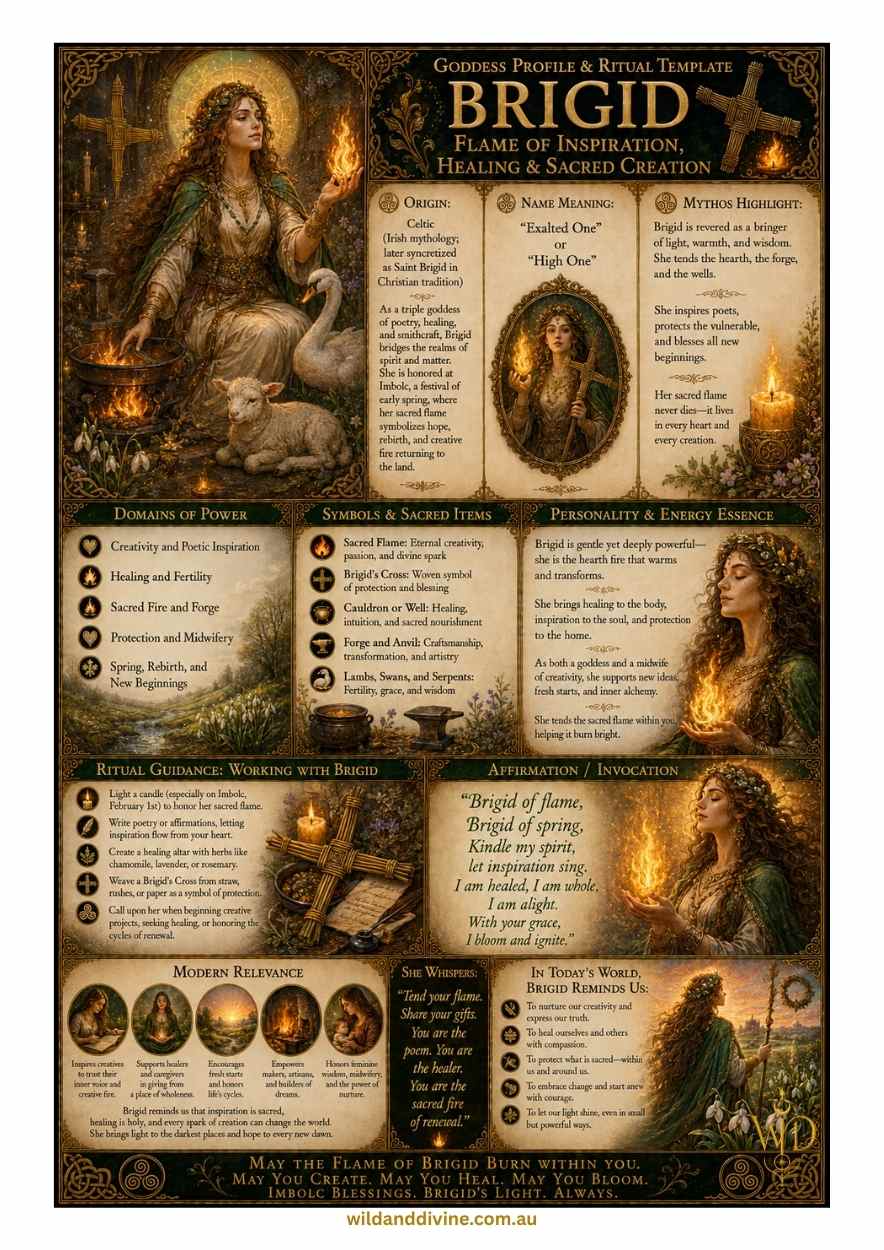 Goddess Brigid - Divine Goddess Collection – Image 3