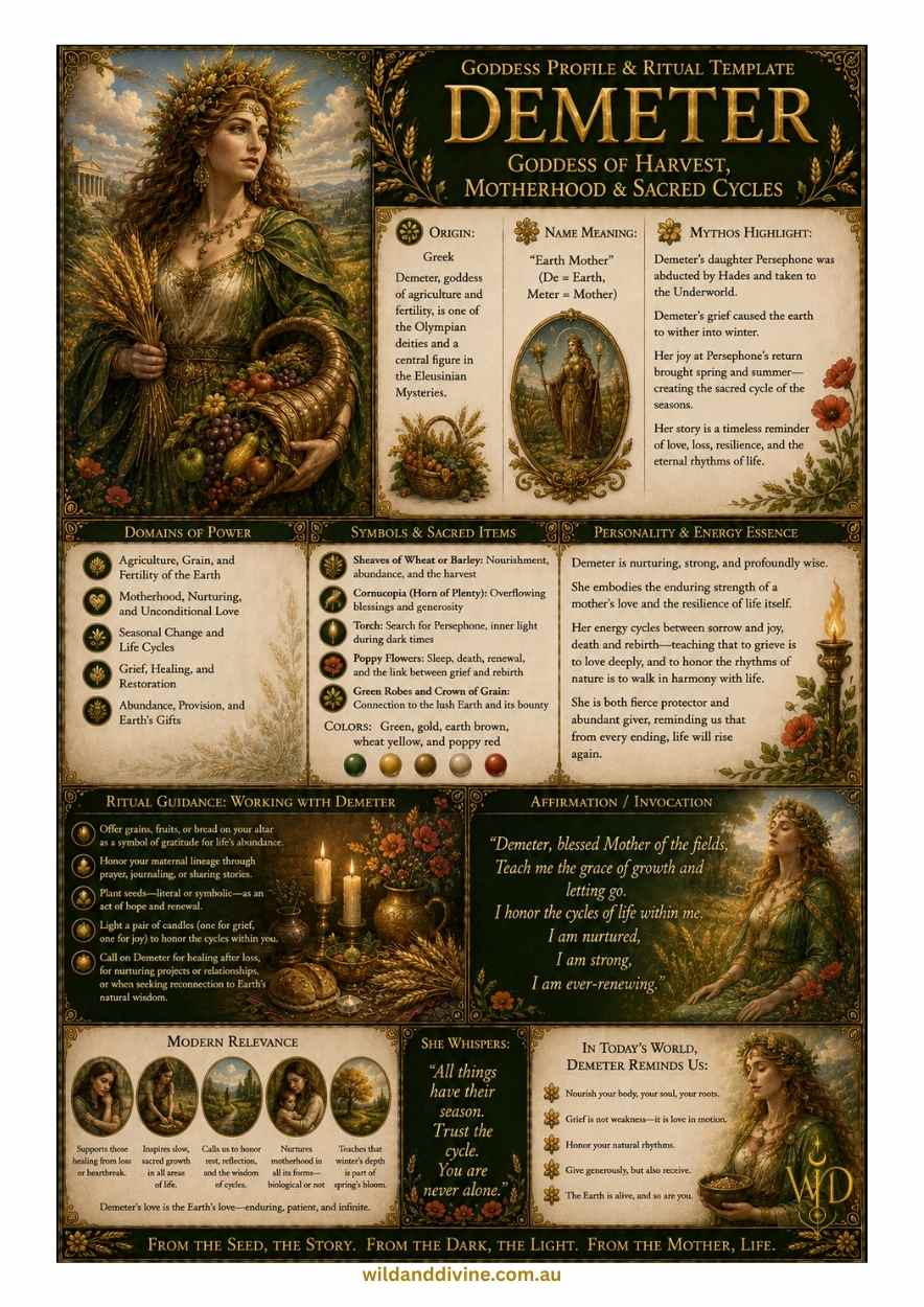 Goddess Demeter - Divine Goddess Collection – Image 3