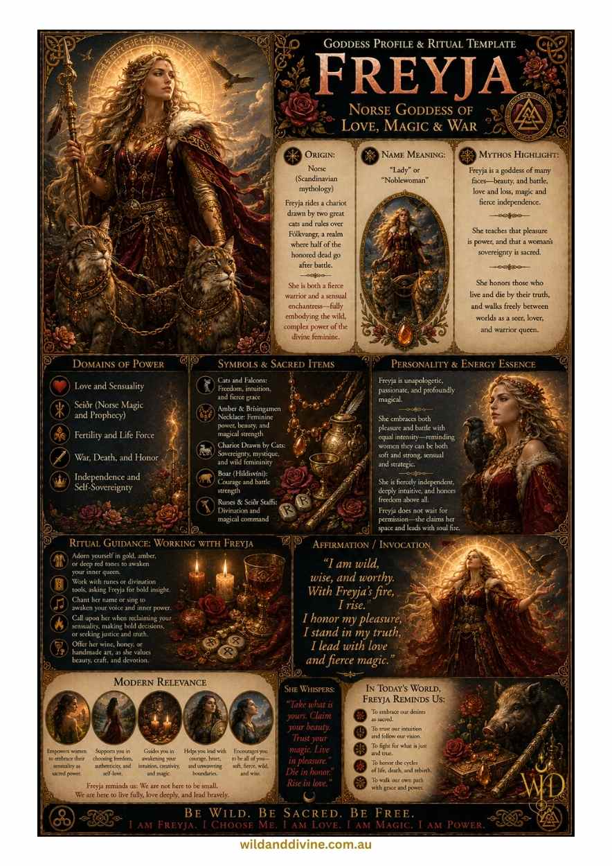 Goddess Freyja - Divine Goddess Collection – Image 3