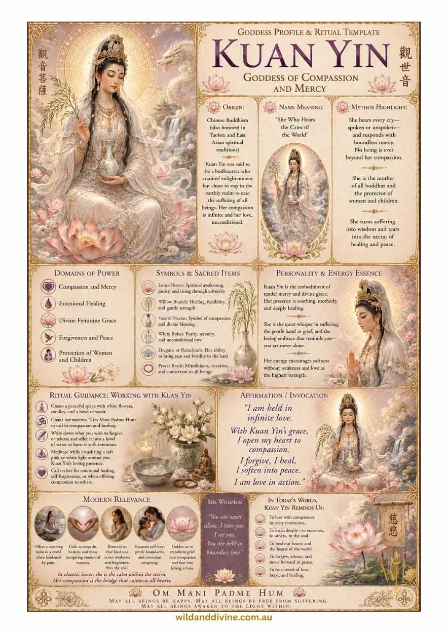 Goddess Kuan Yin - Divine Goddess Collection – Image 3