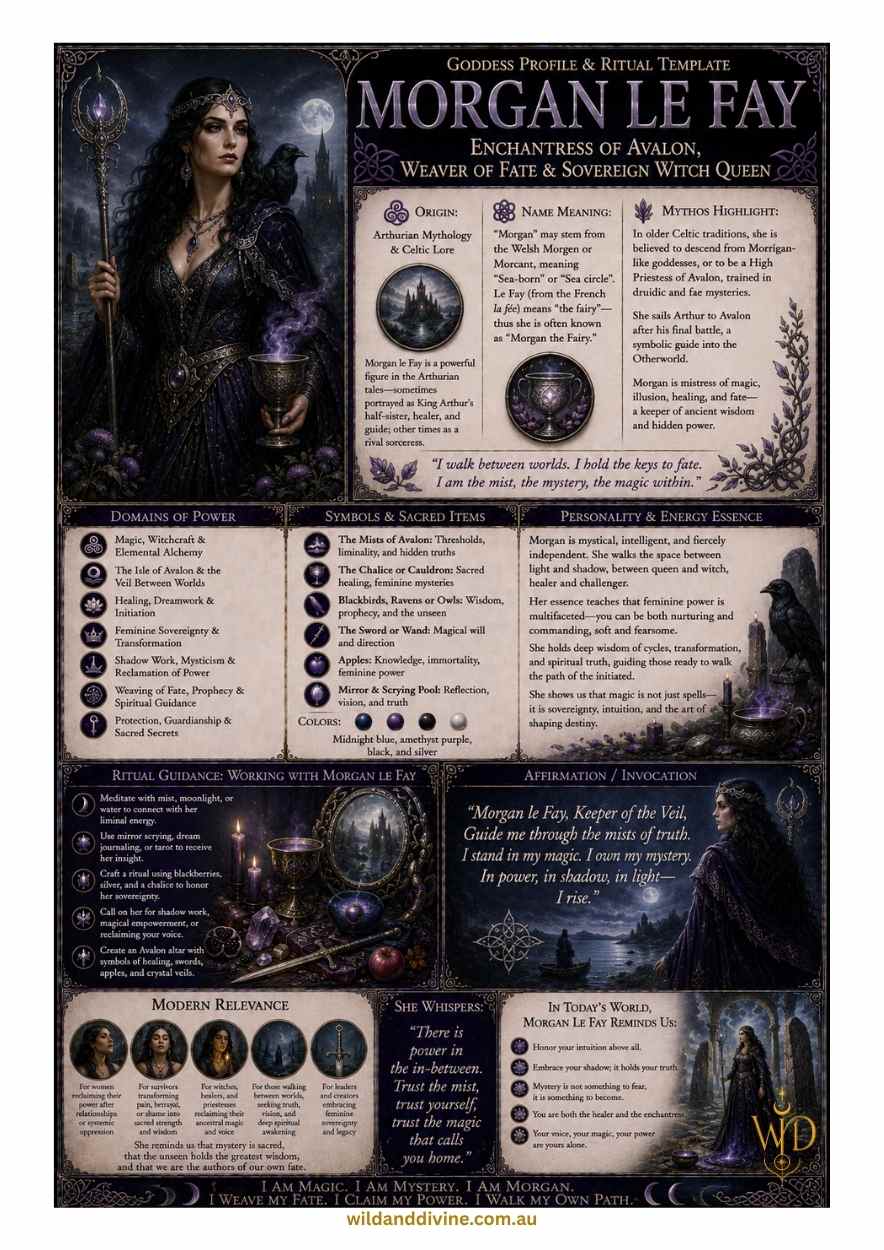Goddess Morgan le Fay - Divine Goddess Collection – Image 2
