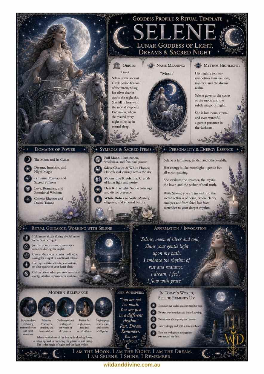Goddess Selene - Divine Goddess Collection – Image 3