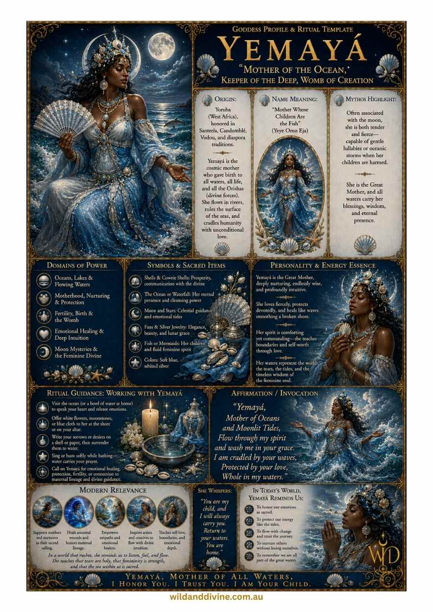 Goddess Yemaya - Divine Goddess Collection – Image 3
