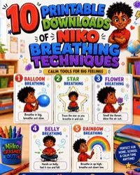 10 Printable Downloads Breathing Techniques – Image 1