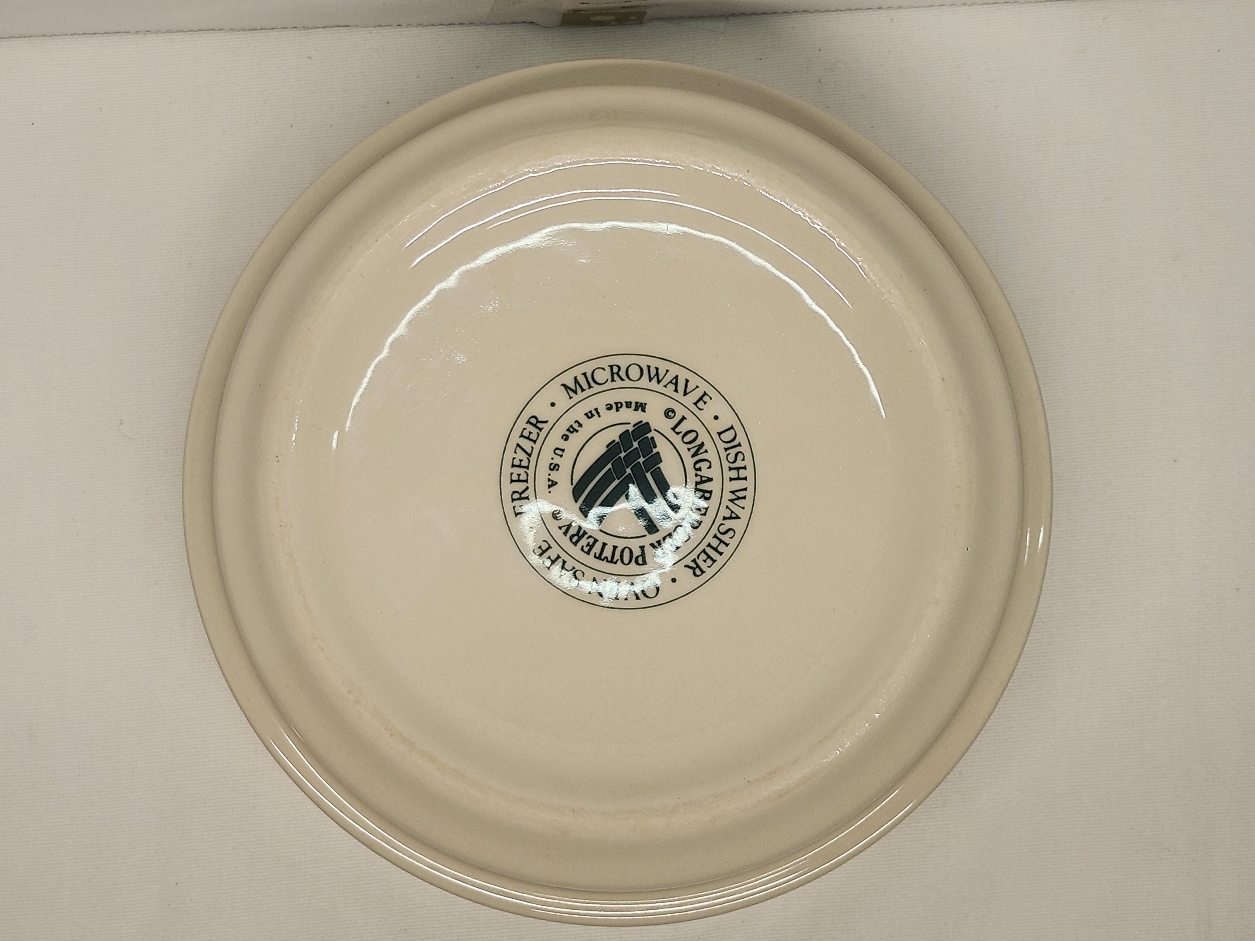 Vintage Longaberger Woven Traditions Heritage Green 6" Fruit Dessert Bowl - USA – Image 3