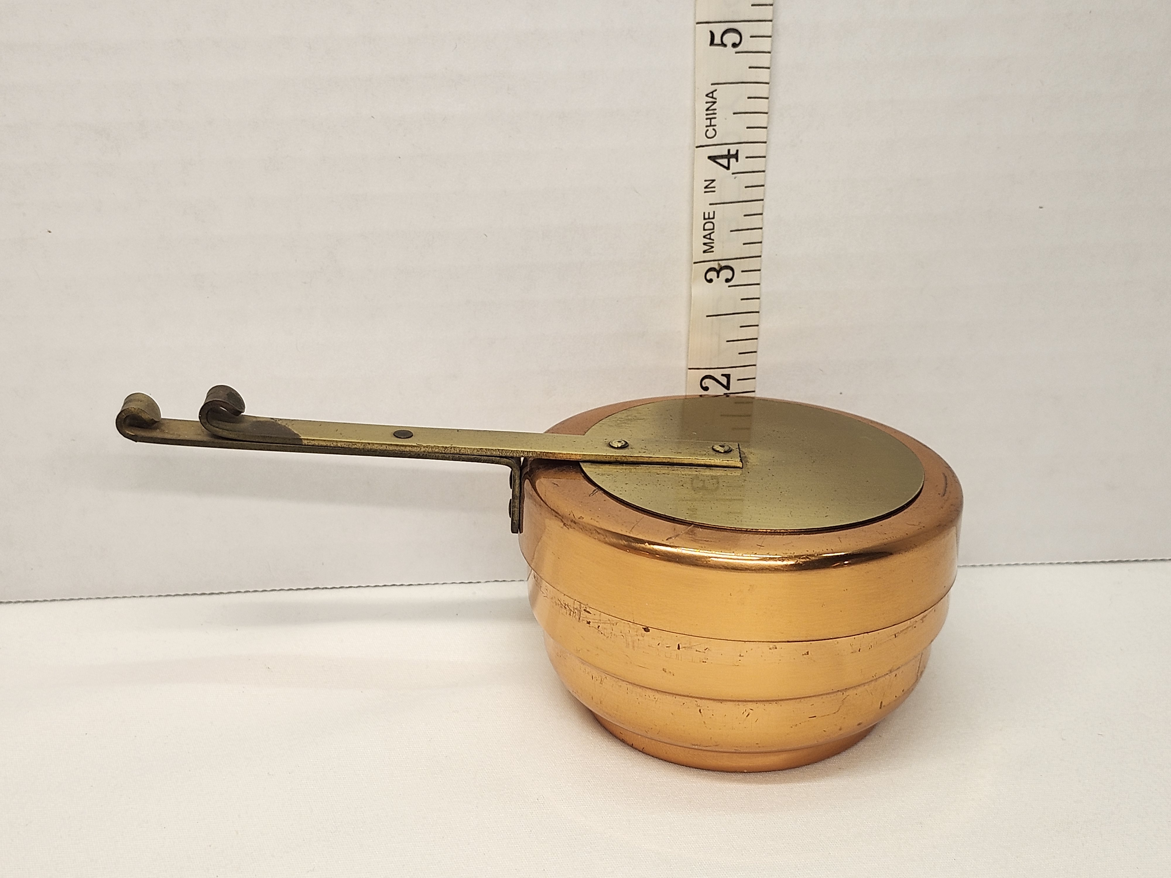 Vintage Mid-Century Copper & Brass Chafing Dish Set - 5-Piece – Image 4