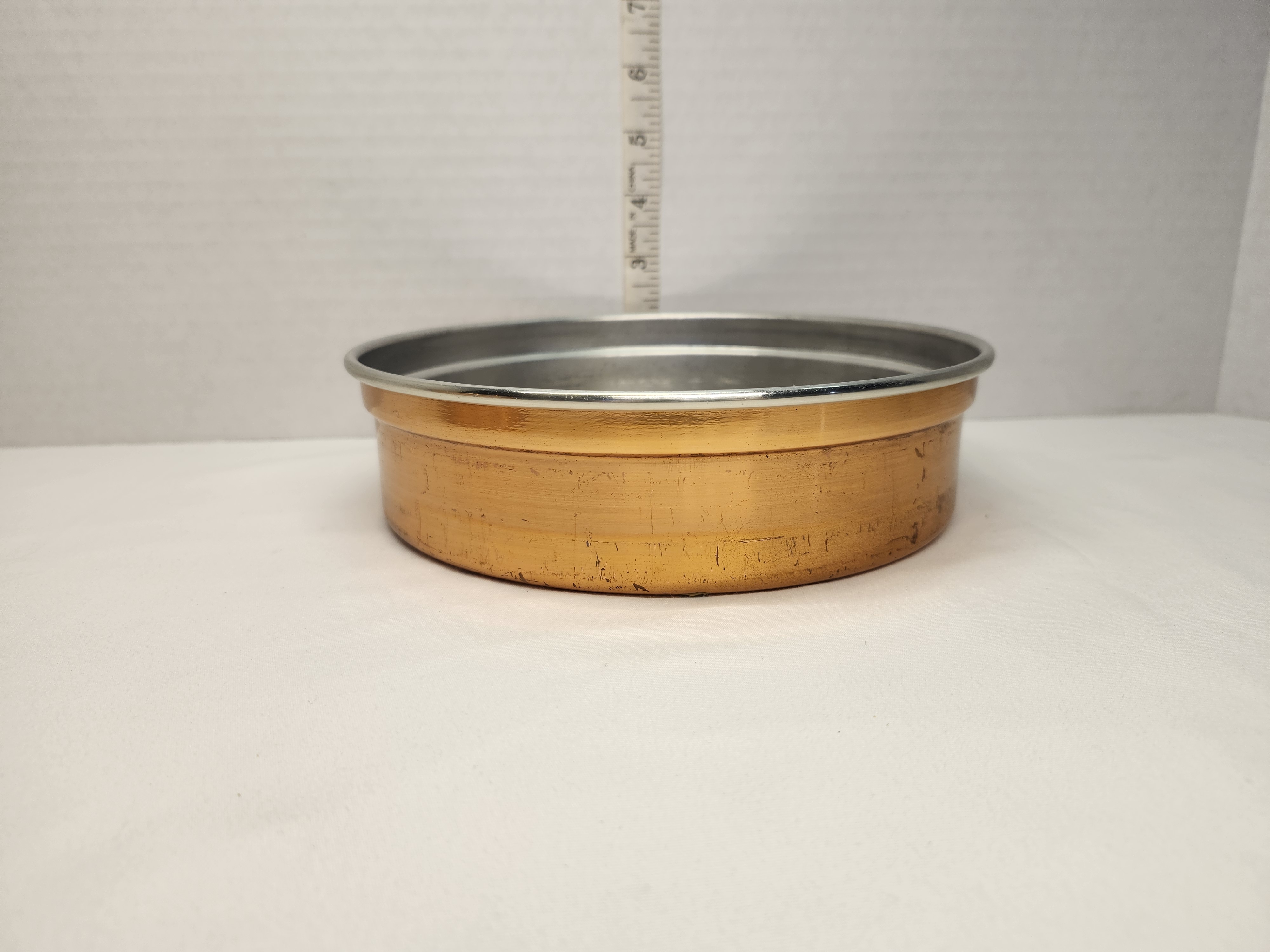 Vintage Mid-Century Copper & Brass Chafing Dish Set - 5-Piece – Image 3
