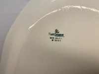 Vintage Homer Laughlin Cream Ceramic Platter - Clipped Corner Oval (15.5") – Image 4