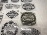 Iron Orchid Designs "Crockery" Vintage Advertising Decor Stamp Bundle - Retired IOD Elements USED – Image 3