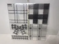 Iron Orchid Designs "Pretty in “Pretty in Plaid" Pattern Builder Decor Stamp Set - New IOD Stamp – Image 1