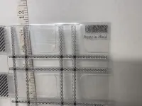 Iron Orchid Designs "Pretty in “Pretty in Plaid" Pattern Builder Decor Stamp Set - New IOD Stamp – Image 2