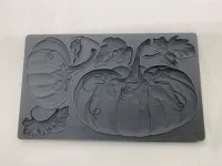 Iron Orchid Designs "Hello Pumpkin" Autumn Silicone Mould - IOD Mould Slightly USED – Image 1