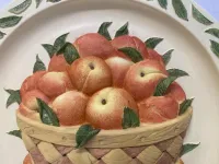 1992 Rhodes Studios 3D Collector Plate "Bushel of Peaches" by Kathleen O'Malley - 8.5 Inch – Image 3