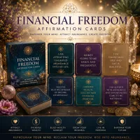 Financial Freedom Affirmation Cards - Printable Abundance & Money Mindset Cards – Image 4