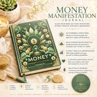 ✨ Money Manifestation Journal - Manifest Wealth, Abundance & Financial Alignment – Image 1
