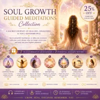 Soul Growth Guided Meditations Collection - A Sacred Journey of Healing, Awakening & Soul Remembrance – Image 1