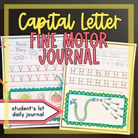 Capital Letter Fine Motor Journal – Image 1
