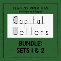 Capital Letter Handwriting Worksheets Bundle – Image 1