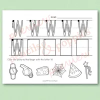 Capital Letter Handwriting Practice Worksheets - Set 1 – Image 9