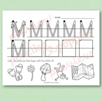 Capital Letter Handwriting Practice Worksheets - Set 1 – Image 11
