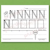 Capital Letter Handwriting Practice Worksheets — Set 2 – Image 8