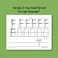 Capital Letter Handwriting Practice Worksheets — Set 2 – Image 5