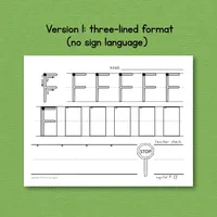 Capital Letter Handwriting Practice Worksheets — Set 2 – Image 3